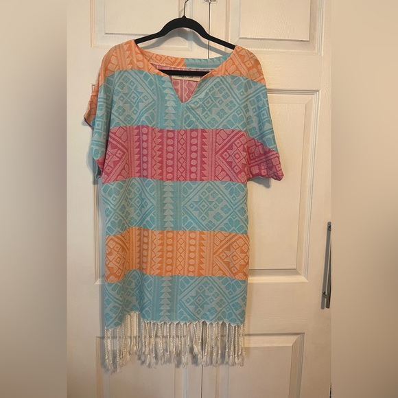 Begonville Tunic Cover up Dress One Size - Picture 3 of 8